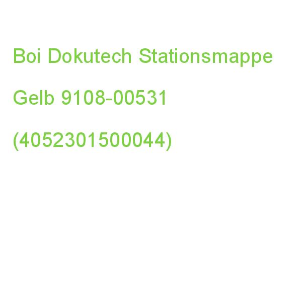 Boi Stationsmappe Gelb 9108-00531 (4052301500044)