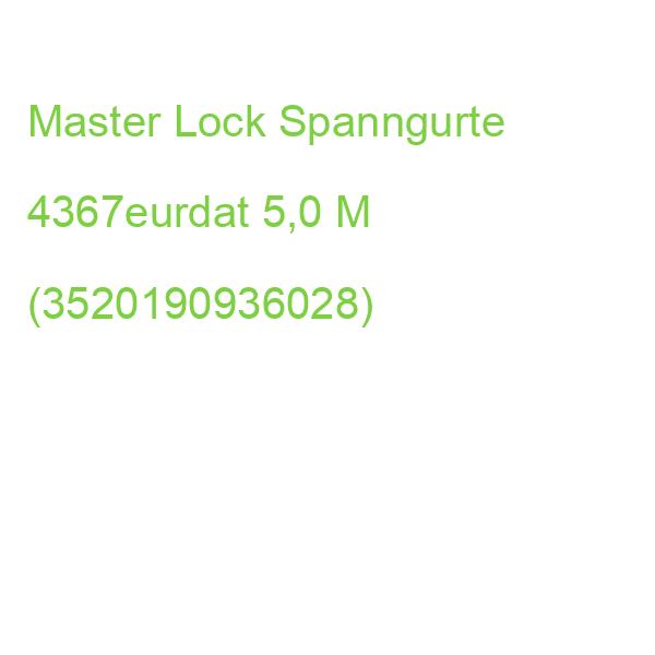Master Lock Spanngurte 4367eurdat 5,0 M, 4 St. (3520190936028)
