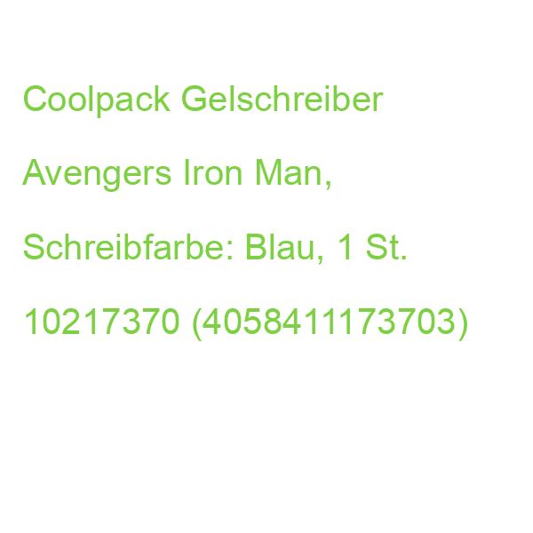 Coolpack Gelschreiber Avengers Iron Man, Schreibfarbe: Blau, 1 St. 10217370 (4058411173703)