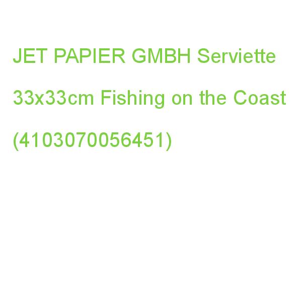JET_PAPIER ti-flair Servietten Fishing on the Coast 33x33cm 20 Stück 3-lagig (4103070056451)