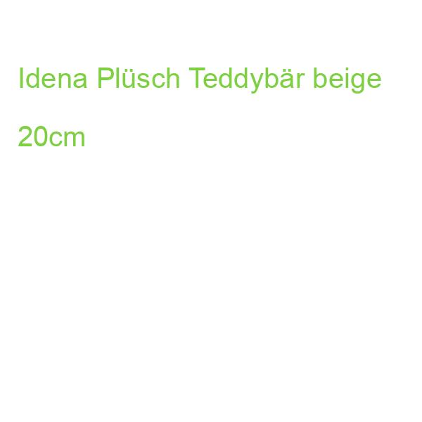 Idena Plüsch Teddybär beige 20cm