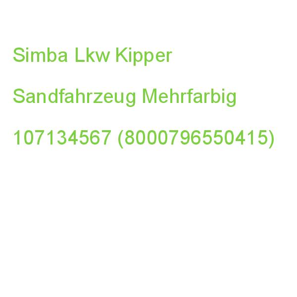 Simba Lkw Kipper Sandfahrzeug Mehrfarbig 107134567 (8000796550415)