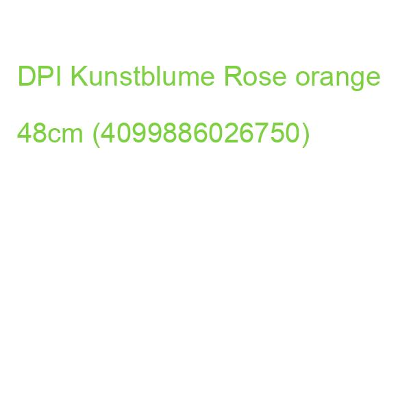 DPI Kunstblume Rose orange 48cm (4099886026750)