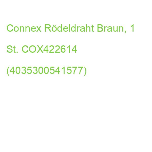 Connex Rödeldraht Braun, 1 St. COX422614 (4035300541577)
