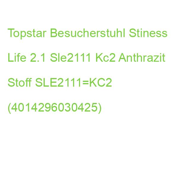 Topstar Besucherstuhl Sitness Life 2.1 Sle2111 Kc2 Anthrazit Stoff SLE2111=KC2 (4014296030425)