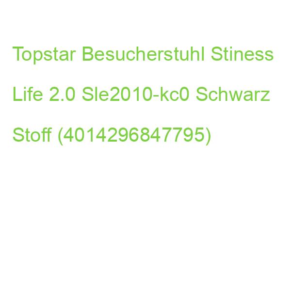 Topstar Besucherstuhl Sitness Life 2.0 Sle2010-kc0 Schwarz Stoff (4014296847795)