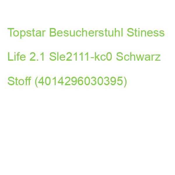 Topstar Besucherstuhl Sitness Life 2.1 Sle2111-kc0 Schwarz Stoff (4014296030395)