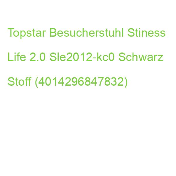 Topstar Besucherstuhl Sitness Life 2.0 Sle2012-kc0 Schwarz Stoff (4014296847832)