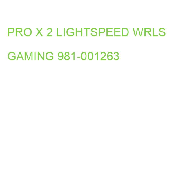Logitech PRO X 2 LIGHTSPEED WRLS GAMING 981-001263