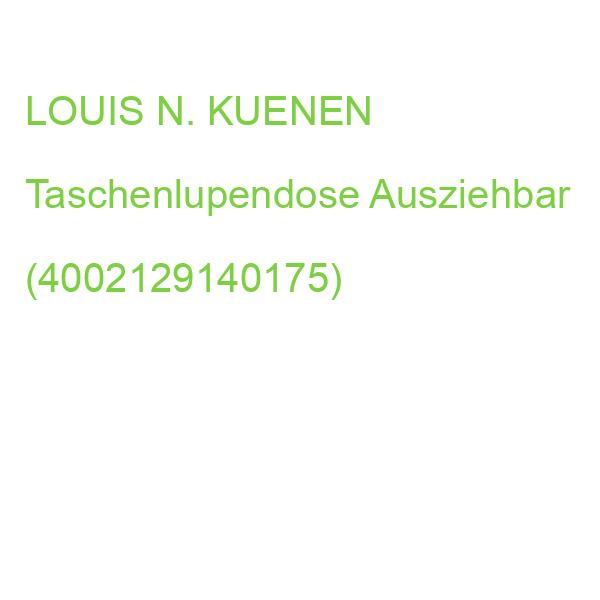KUENEN Taschenlupendose Ausziehbar (4002129140175)