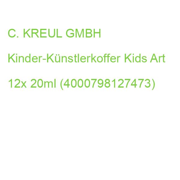 KREUL Kinder-Künstlerkoffer 12x20ml