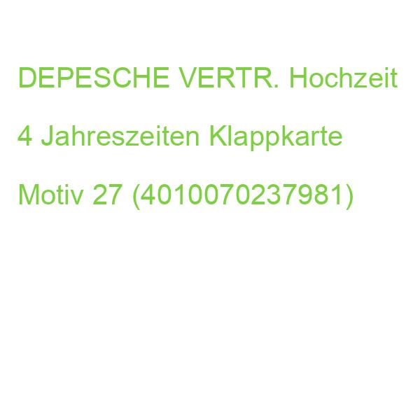 DEPESCHE Klappkarte Hochzeit 4 Jahreszeiten Motiv 27