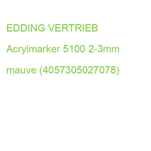 edding Acrylmarker 5100 mauve 2-3mm