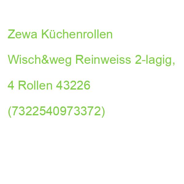 Zewa Küchenrollen Wisch&weg Reinweiss 2-lagig, 4 Rollen 43226 (7322540973372)