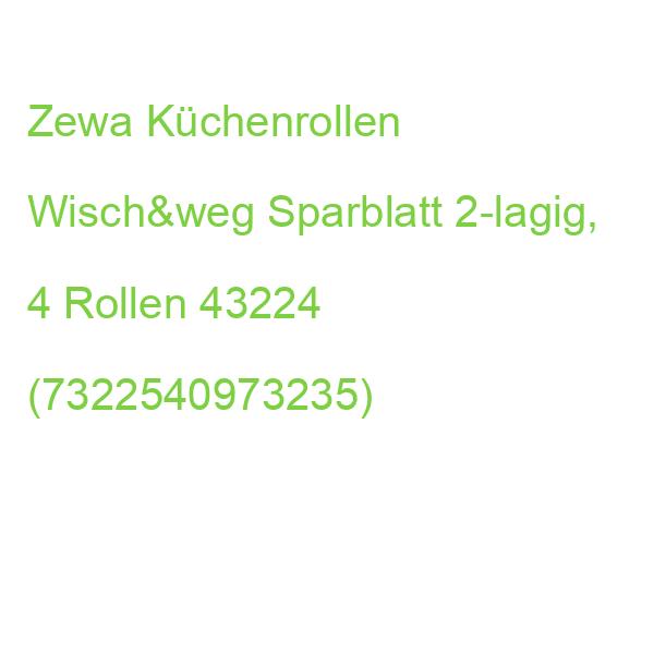 Zewa Küchenrollen Wisch&weg Sparblatt 2-lagig, 4 Rollen 3668018000 (7322540973235)