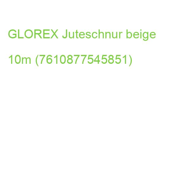 GLOREX Juteschnur beige 10m