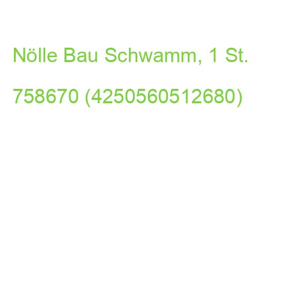 Nölle Bau Schwamm, 1 St. 758670 (4250560512680)
