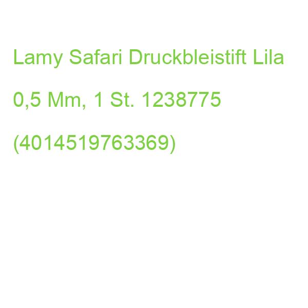 Lamy Safari Druckbleistift Lila 0,5 Mm, 1 St. 1238775 (4014519763369)