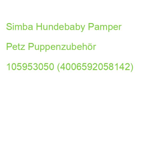 Simba Hundebaby Pamper Petz Puppenzubehör 105953050 (4006592058142)