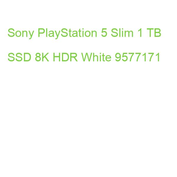 Sony PlayStation 5 Slim Disc 1 TB SSD 8K HDR White 9577171