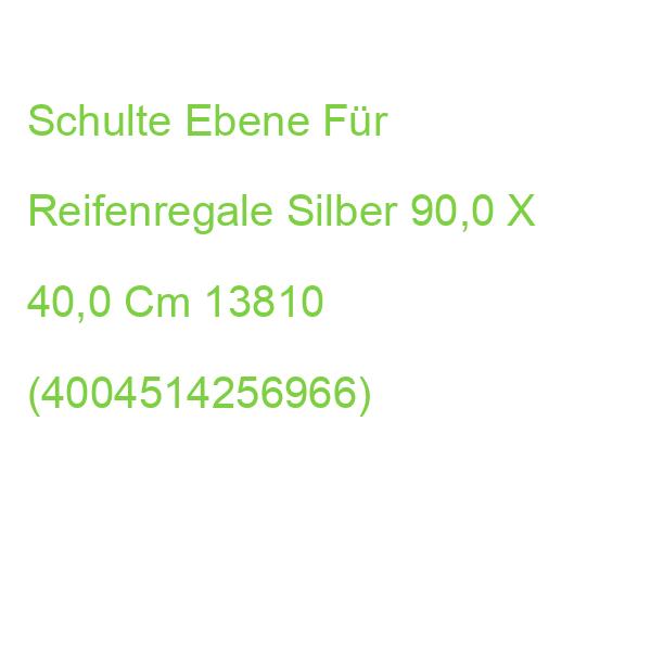 Schulte Ebene Für Reifenregale Silber 90,0 X 40,0 Cm 13810 (4004514256966)