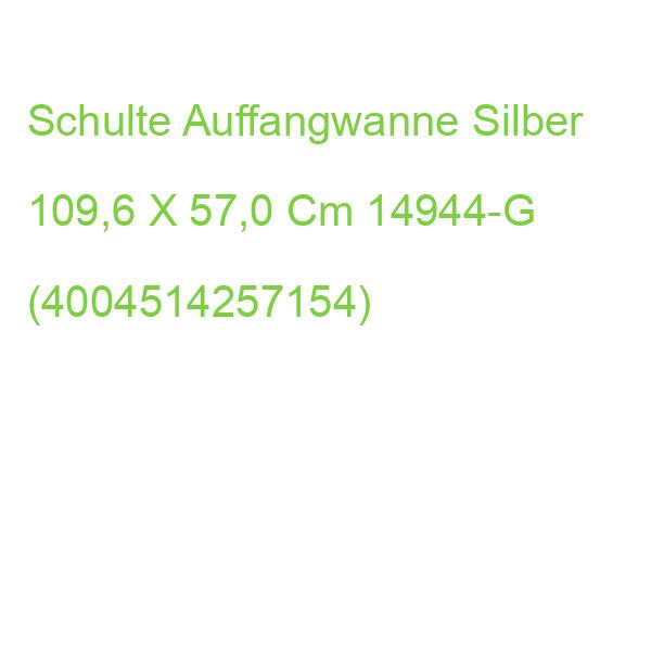Schulte Auffangwanne Silber 109,6 X 57,0 Cm 14944-G (4004514257154)