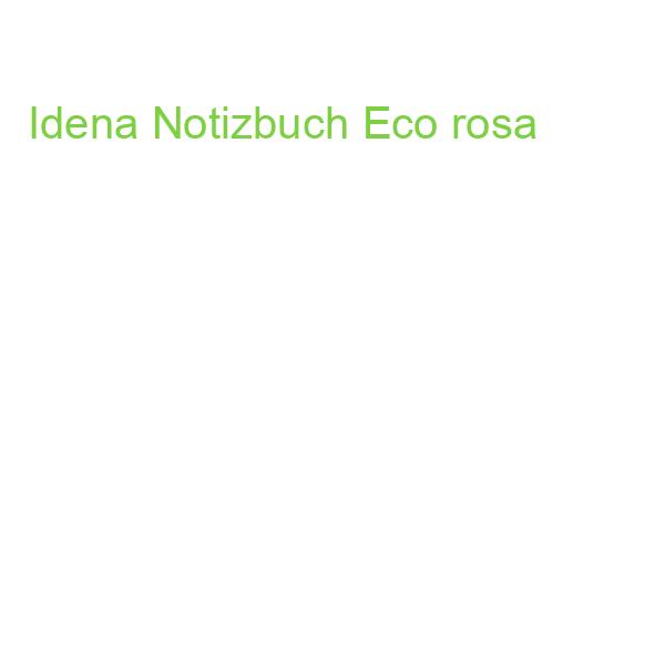 Idena Notizbuch Eco rosa