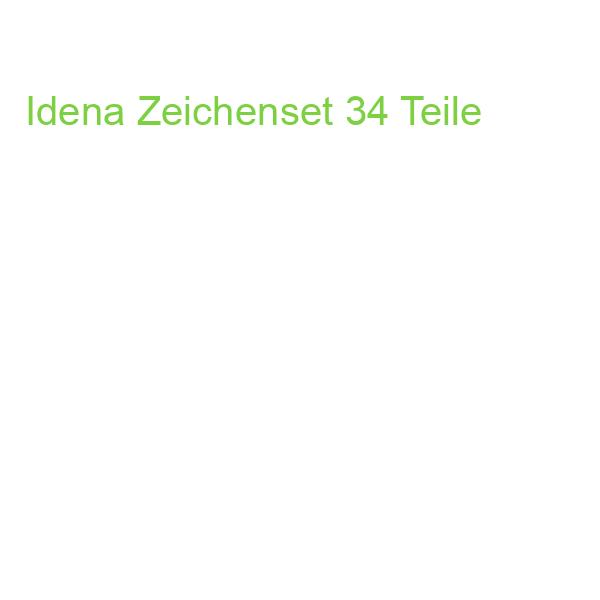 Idena Zeichenset 34 Teile