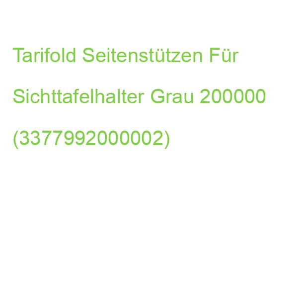 Tarifold Seitenstützen Für Sichttafelhalter Grau 200000 (3377992000002)