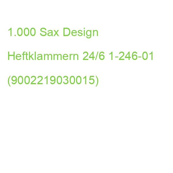 1.000 Sax Design Heftklammern 24/6 1-246-01 (9002219030015)