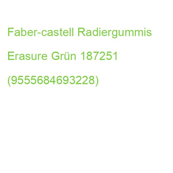 Faber-castell Radiergummis Erasure Grün, 2 St. 187251 (9555684693228)