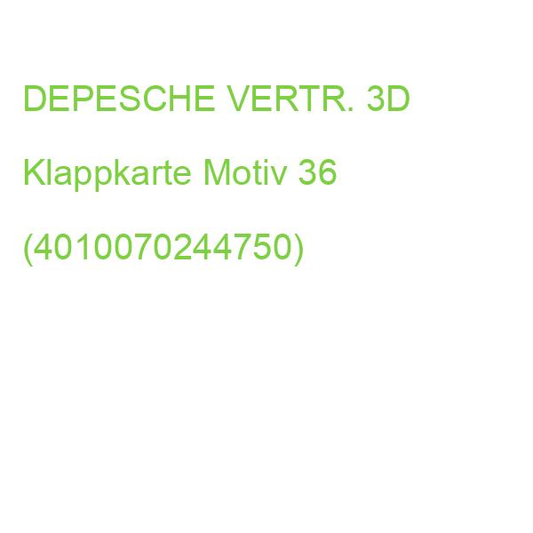 DEPESCHE 3D Klappkarte Motiv 36
