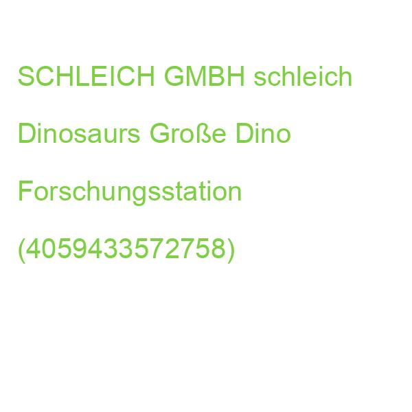 schleich Dinosaurs Große Dino Forschungsstation