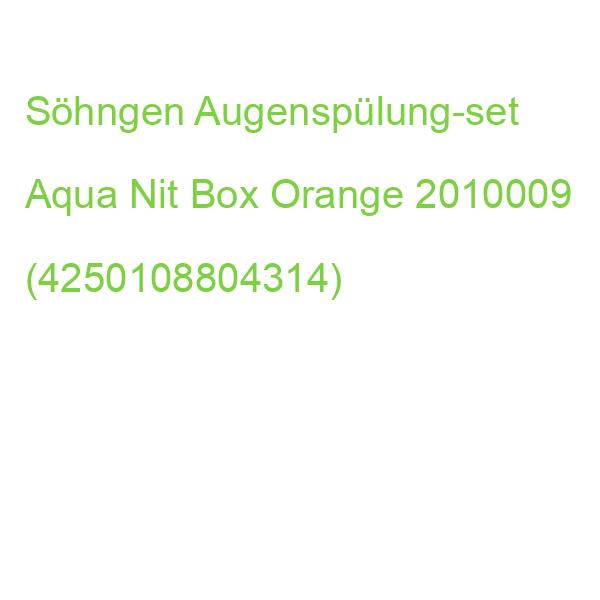 Söhngen Augenspülung-set Aqua Nit Box 2010009 Orange Kunststoff (4250108804314)