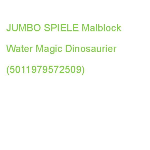 JUMBO Malblock Water Magic Dinosaurier (5011979572509)