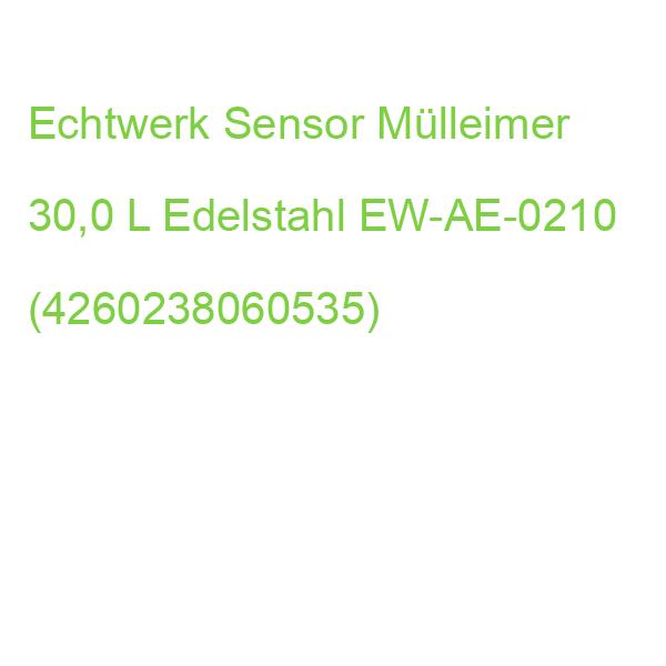 Echtwerk Sensor Mülleimer 30,0 L Edelstahl EW-AE-0210 (4260238060535)