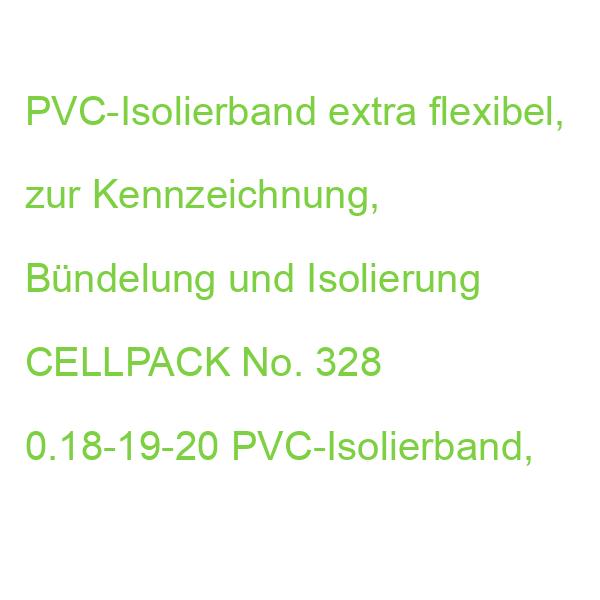 No. 328 0.18-19-20 PVC-Isolierband, grau CELLPACK 416778 (4010311190785)