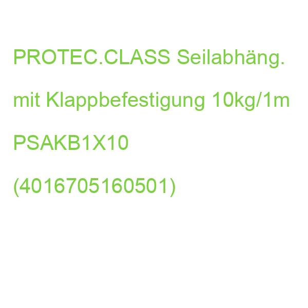 PSAKB1x10 Seilabhäng. Klappbef. 10kg/1m PROTEC.CLASS mit Klappbefestigung (4016705160501)