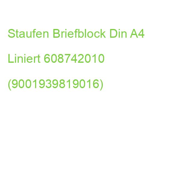 Staufen Briefblock Din A4 Liniert 608742010 (9001939819016)