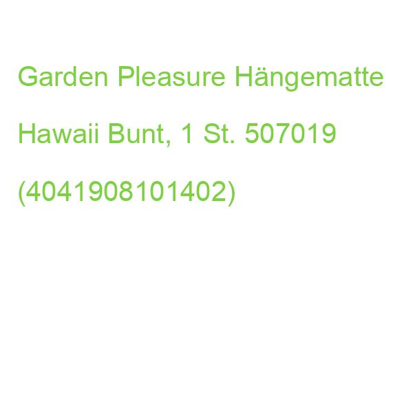 Garden Pleasure Hängematte Hawaii Bunt, 1 St. 507019 (4041908101402)
