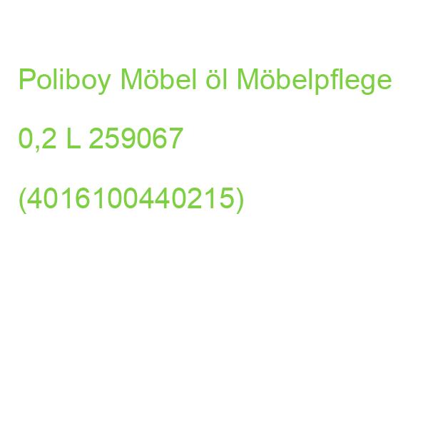 Poliboy Möbel öl Möbelpflege 0,2 L 259067 (4016100440215)