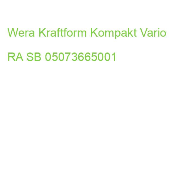 Wera Kraftform Kompakt Vario RA SB 05073665001