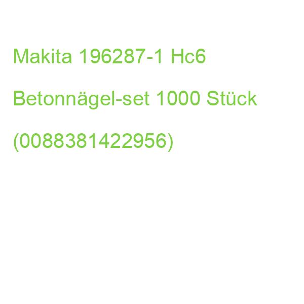 Makita Betonnägel-sortiment 196287-1 Hc6 1000 Stück (0088381422956)