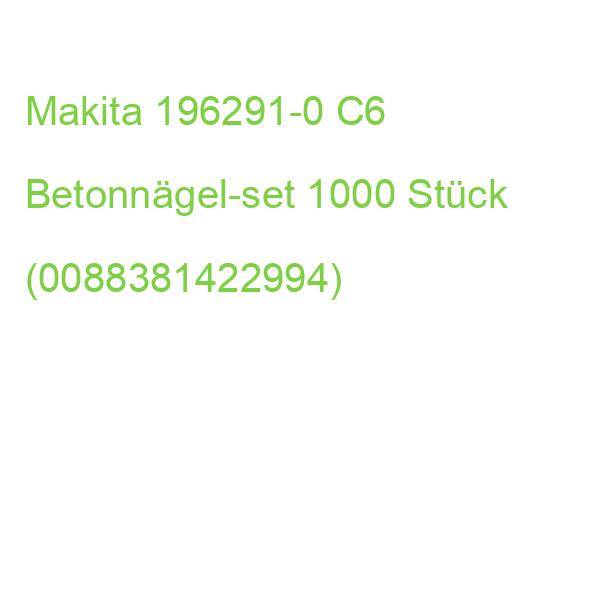 Makita Betonnägel-sortiment 196291-0 C6 1000 Stück (0088381422994)