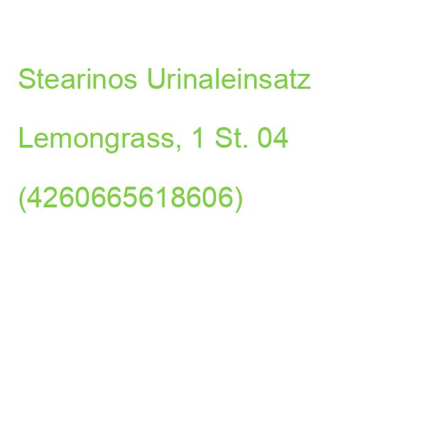 Stearinos Urinaleinsatz Lemongrass, 1 St. 04 (4260665618606)