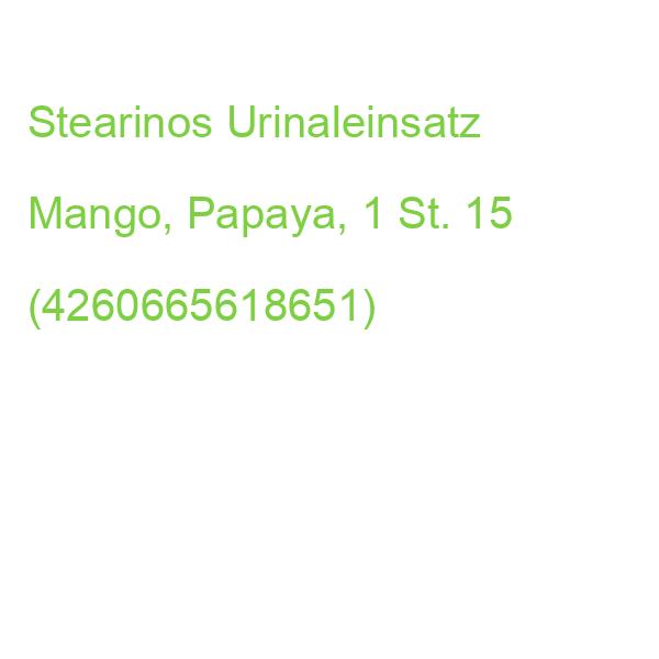 Stearinos Urinaleinsatz Mango, Papaya, 1 St. 15 (4260665618651)