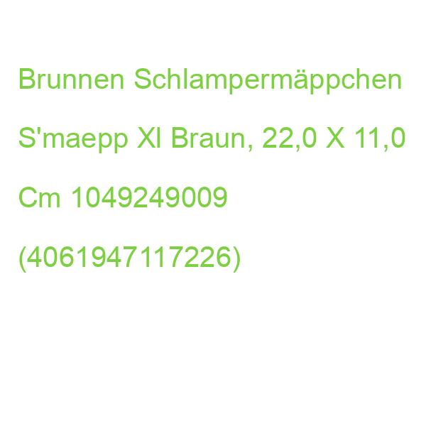 Brunnen Schlampermäppchen S'maepp Xl Braun, 22,0 X 11,0 Cm 1049249009 (4061947117226)