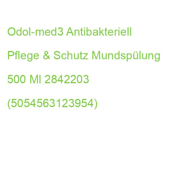 Odol-med3 Antibakteriell Pflege & Schutz Mundspülung 500 Ml 2842203 (5054563123954)