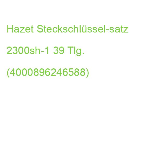 Hazet Steckschlüssel-satz 2300sh-1 39 Tlg. (4000896246588)