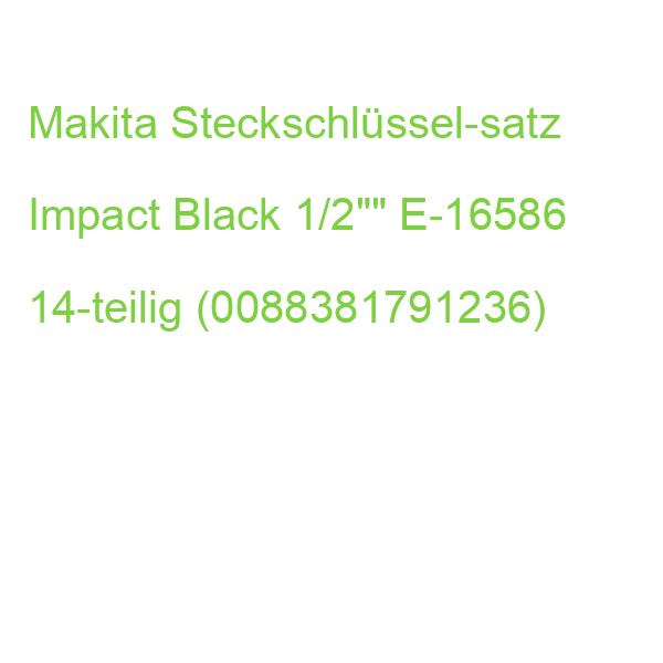 Makita Steckschlüssel-satz Impact Black 1/2